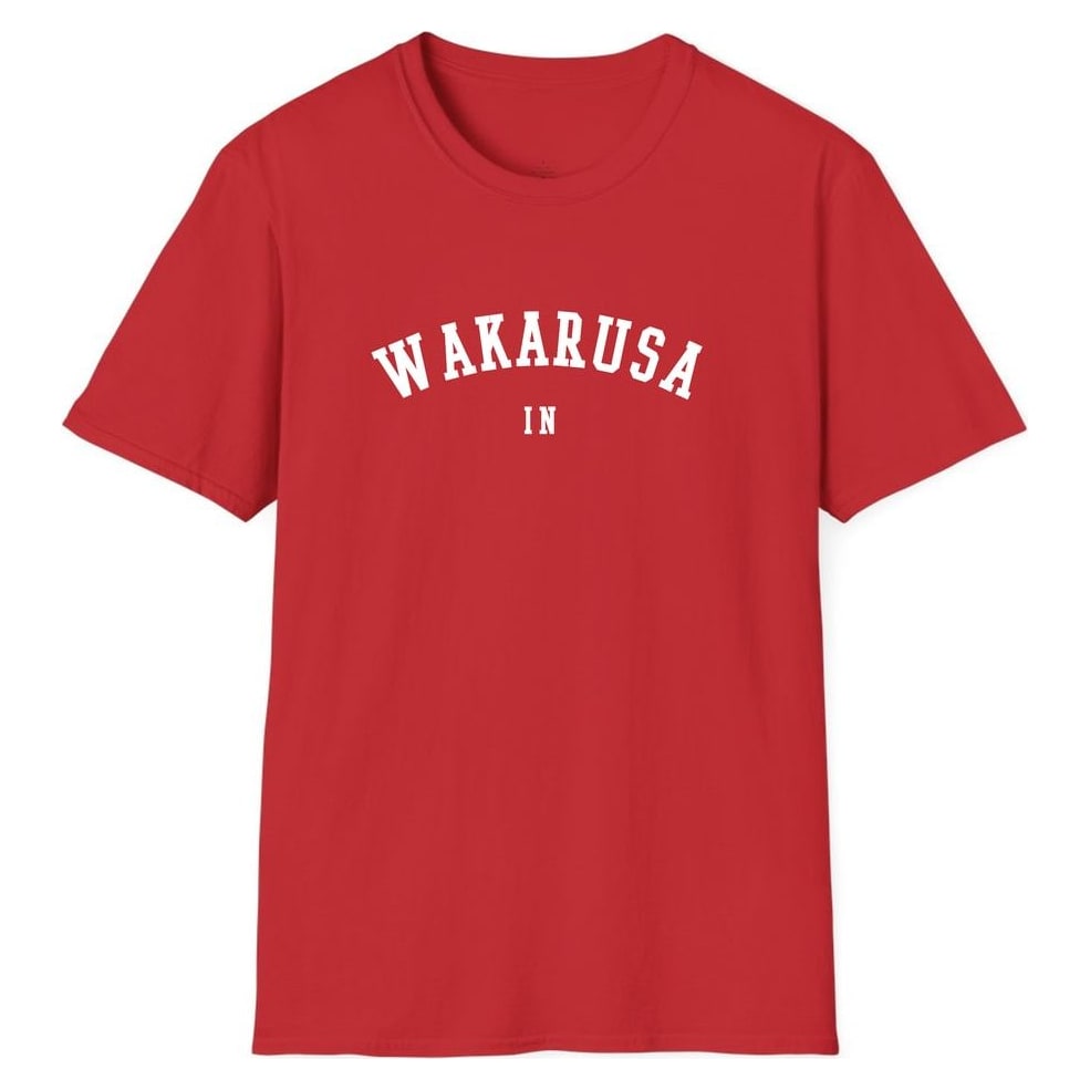 WAKARUSA INDIANA ARCHED — Red
