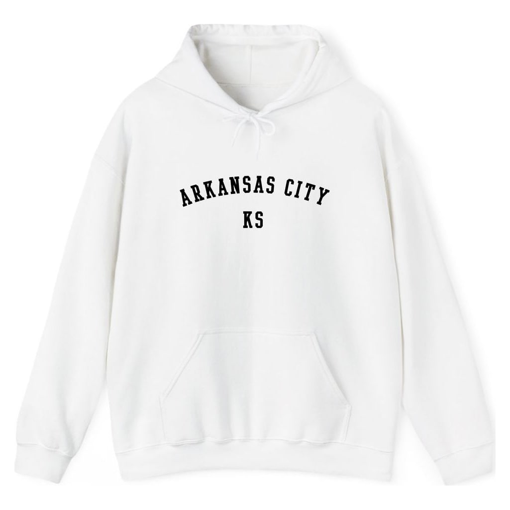 ARKANSAS CITY KANSAS ARCHED — White