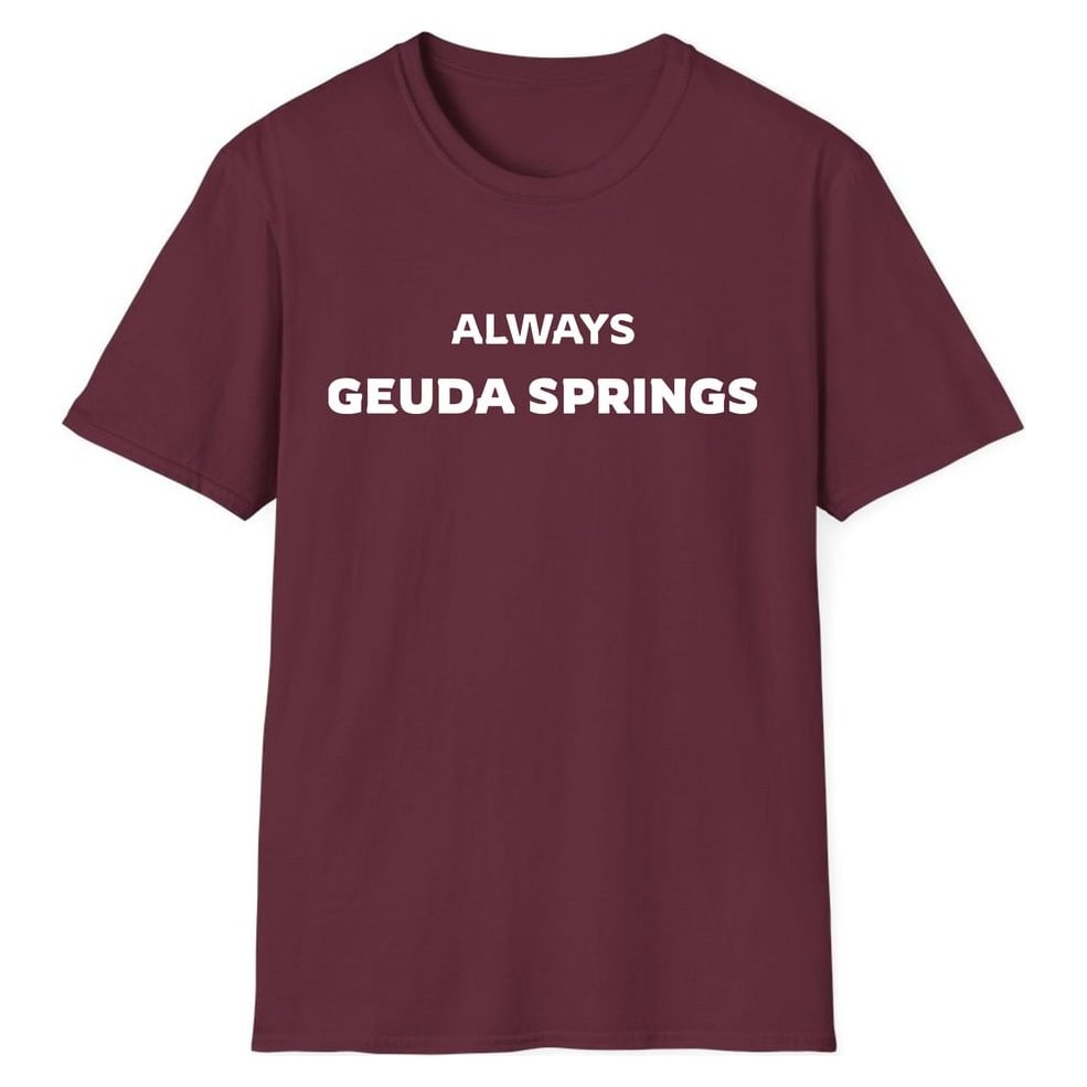 ALWAYS GEUDA SPRINGS — Maroon
