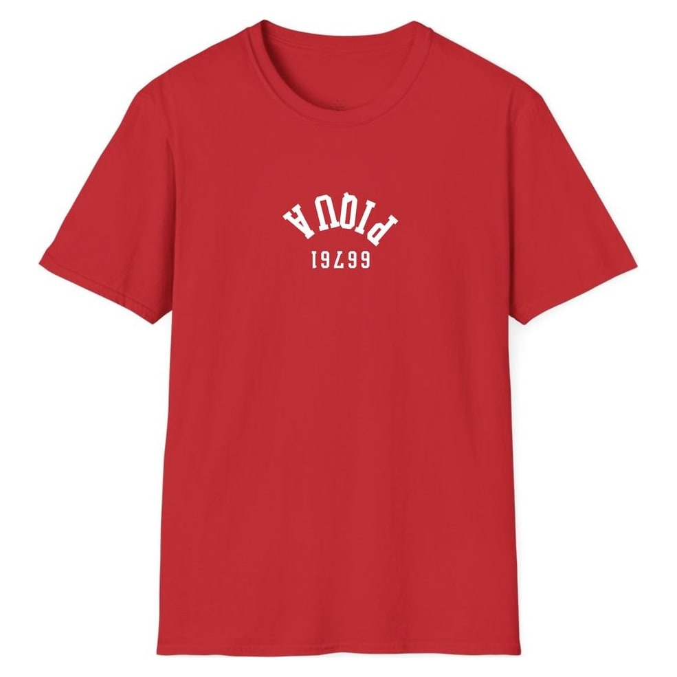 PIQUA 66761 ARCHED - UPSIDE DOWN — Red