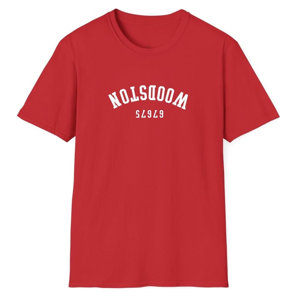 WOODSTON 67675 ARCHED - UPSIDE DOWN — Red