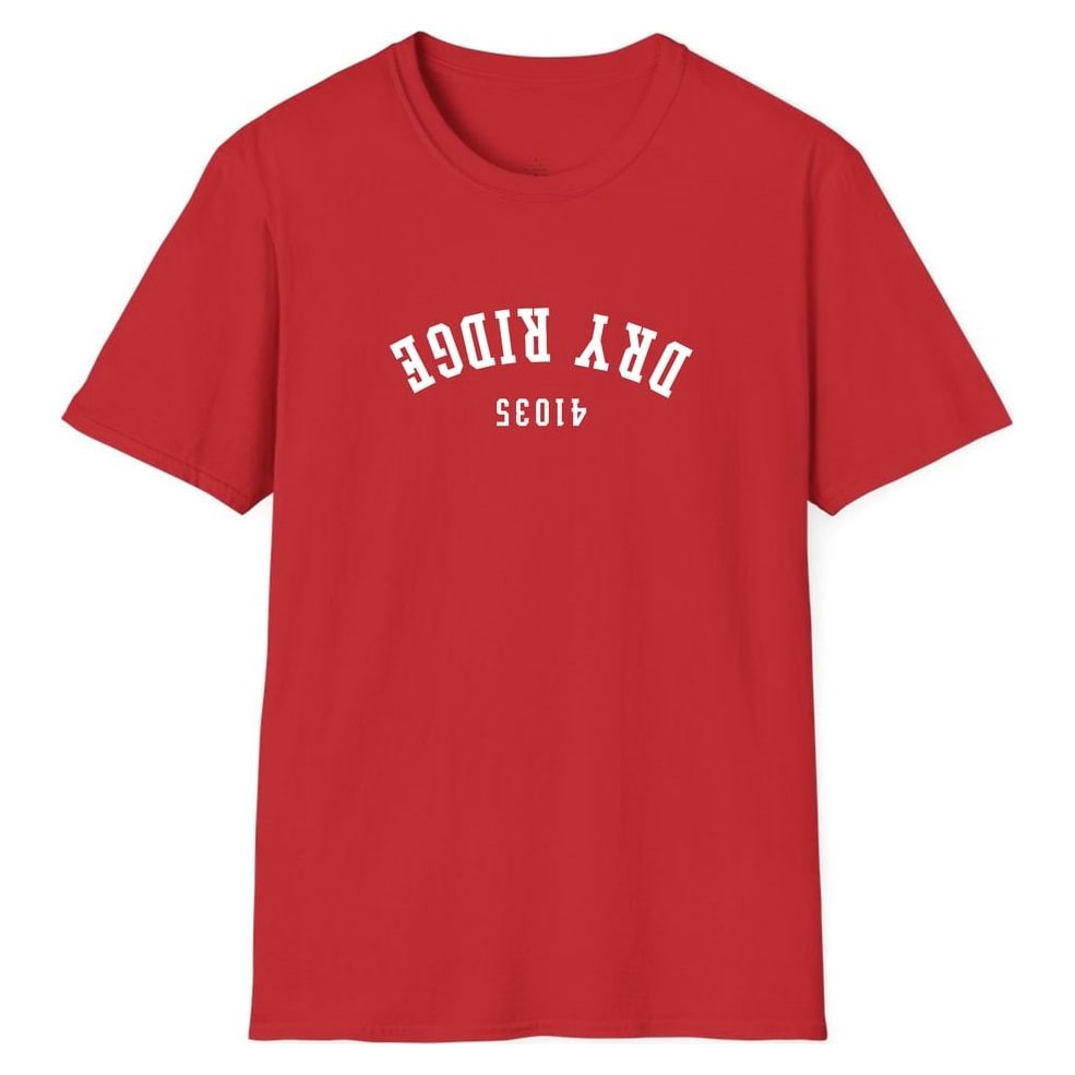 DRY RIDGE 41035 ARCHED - UPSIDE DOWN — Red