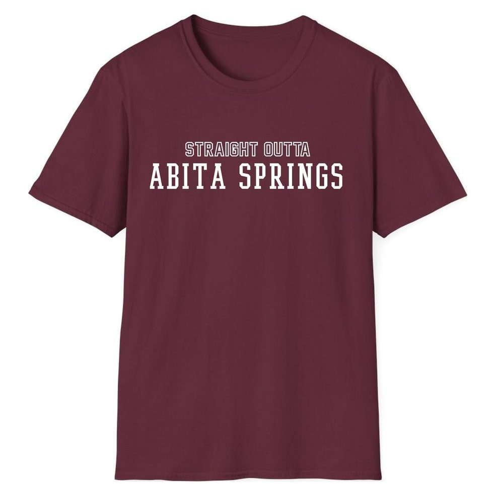 STRAIGHT OUTTA ABITA SPRINGS — Maroon