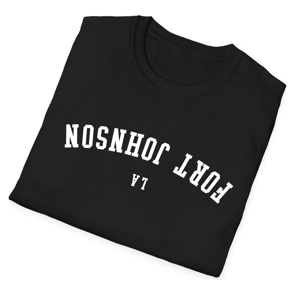Fort Johnson LOUISIANA ARCHED - UPSIDE DOWN — Black — view 4