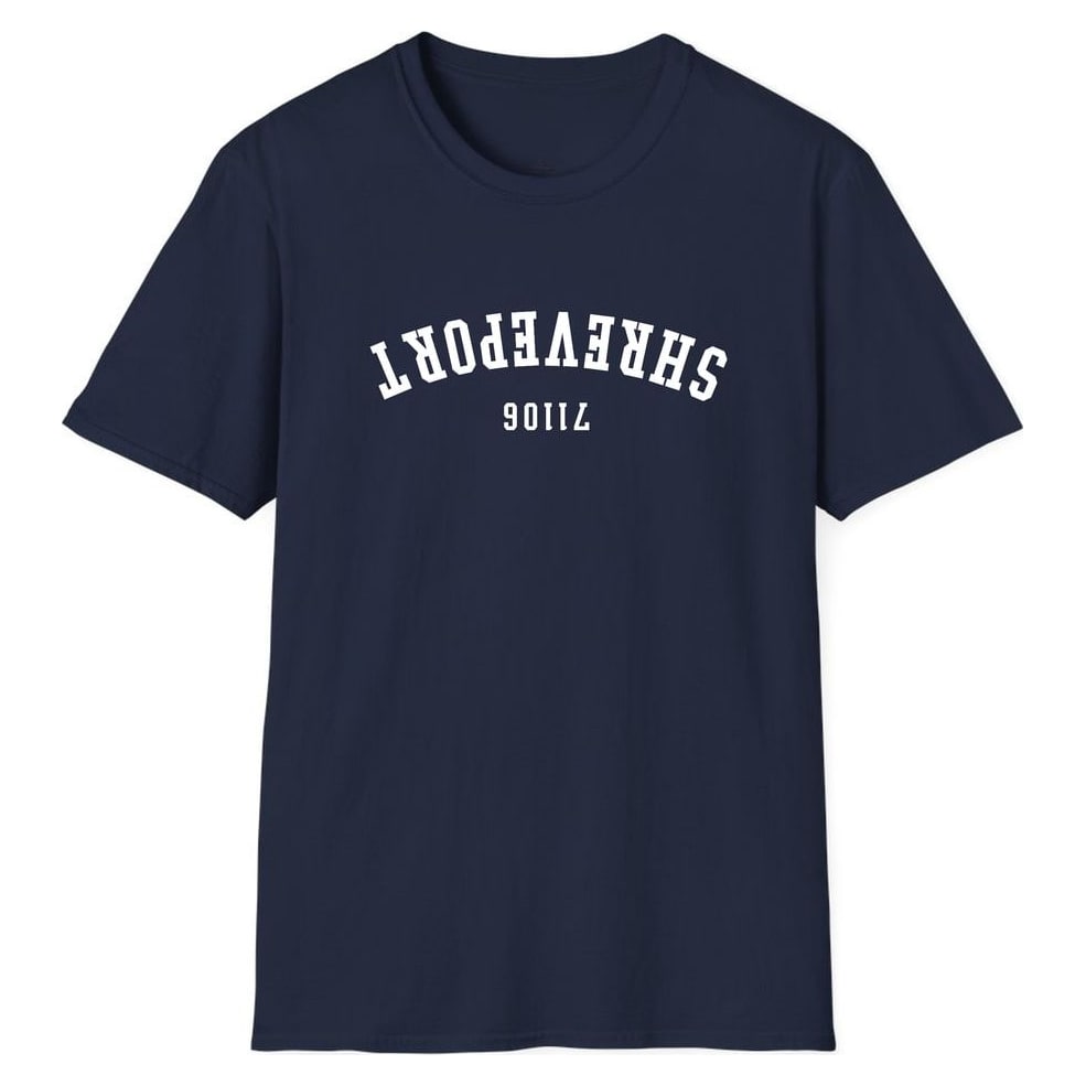 Shreveport 71106 Arched - Upside Down — Navy