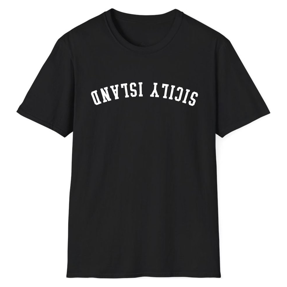 Sicily Island ARCHED - UPSIDE DOWN — Black