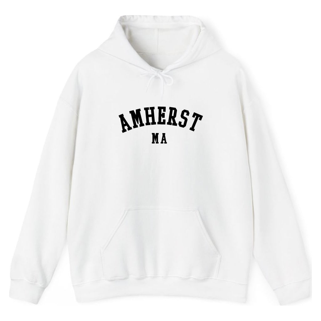 AMHERST MASSACHUSETTS ARCHED — White