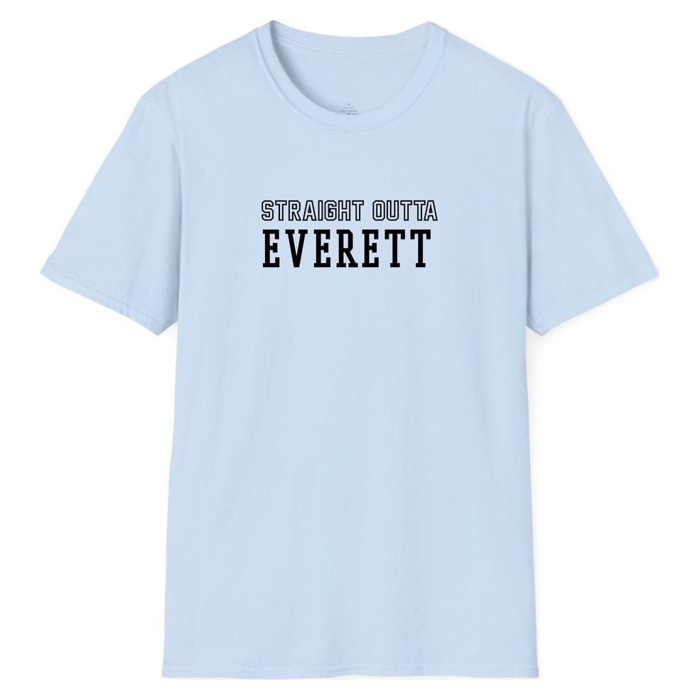 STRAIGHT OUTTA EVERETT — Light Blue