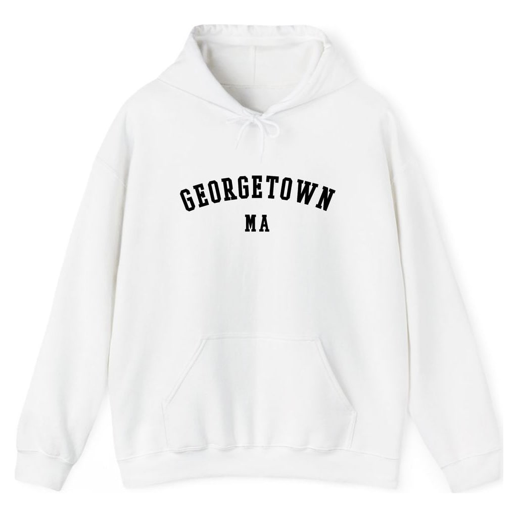 GEORGETOWN MASSACHUSETTS ARCHED — White