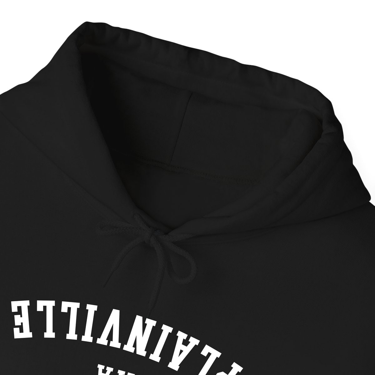 Plainville MASSACHUSETTS ARCHED - UPSIDE DOWN — Black — view 4
