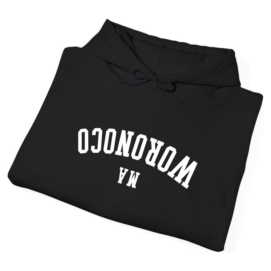Woronoco MASSACHUSETTS ARCHED - UPSIDE DOWN — Black — view 3