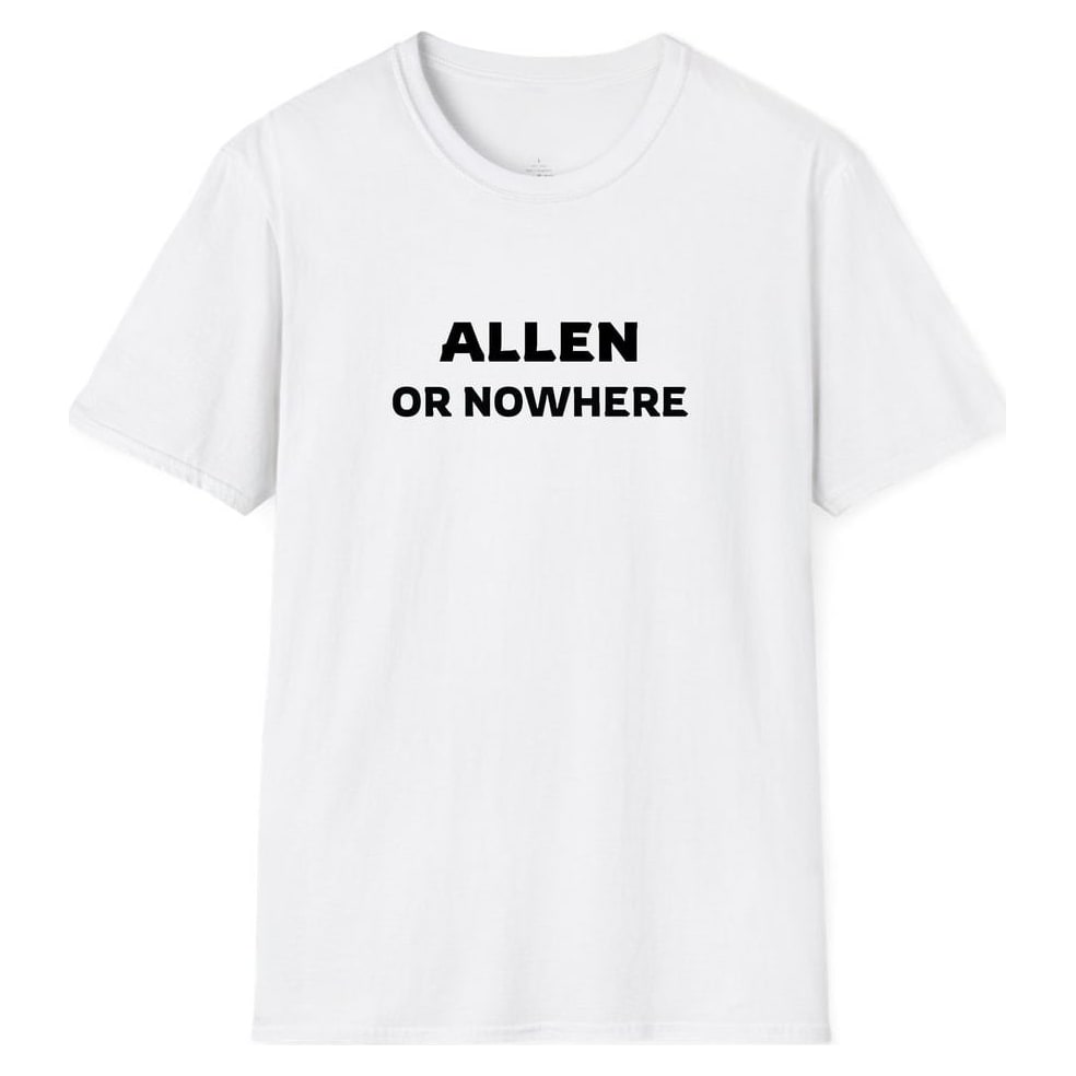 ALLEN OR NOWHERE — White