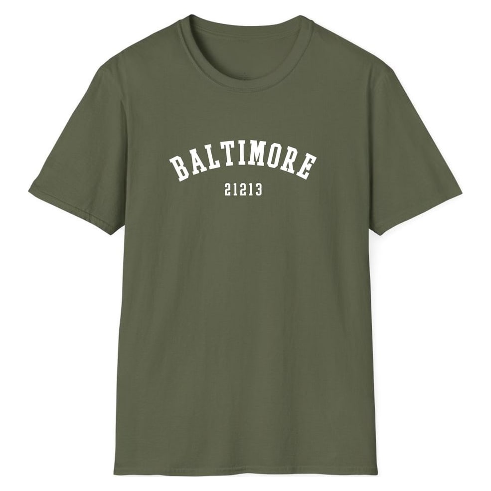 Baltimore 21213 Arched — Military Green