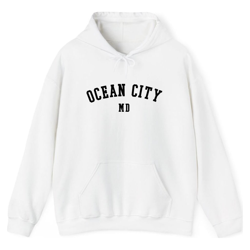 OCEAN CITY MARYLAND ARCHED — White