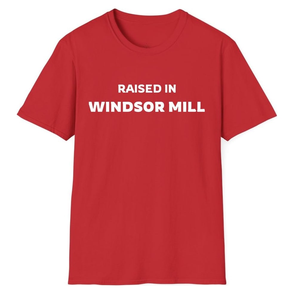 RAISED IN WINDSOR MILL — Red