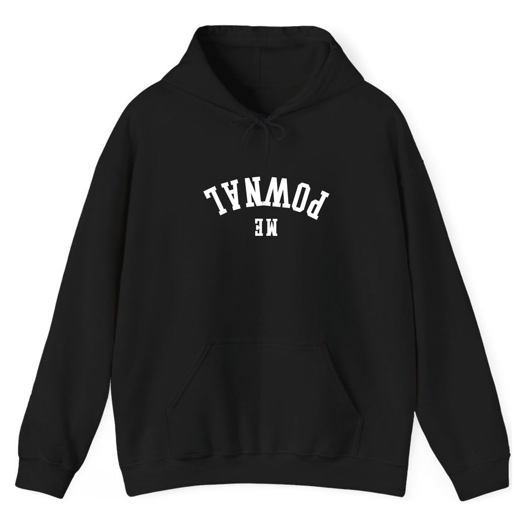 Pownal MAINE ARCHED - UPSIDE DOWN — Unisex Hoodie