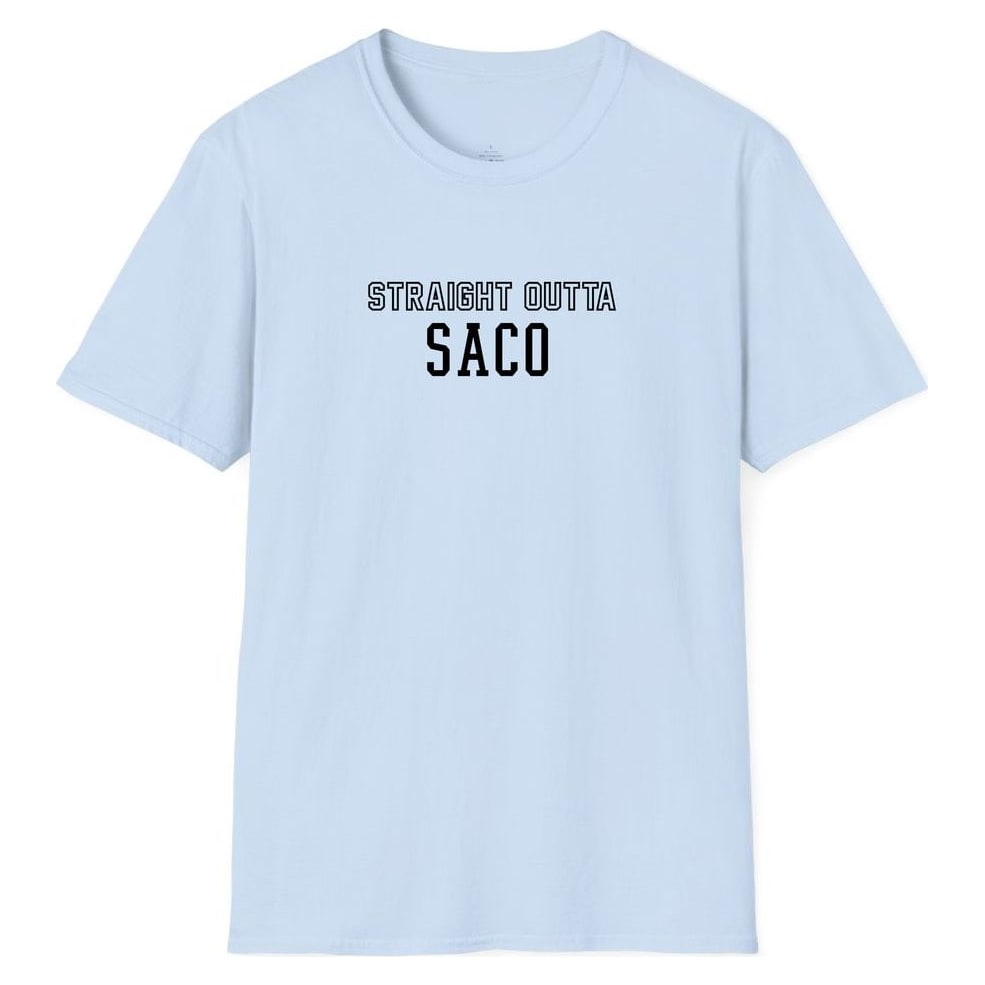 STRAIGHT OUTTA SACO — Light Blue