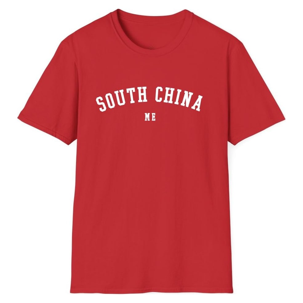 SOUTH CHINA MAINE ARCHED — Red