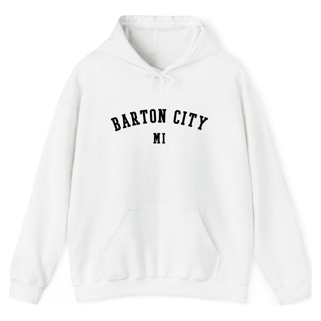 BARTON CITY MICHIGAN ARCHED — White