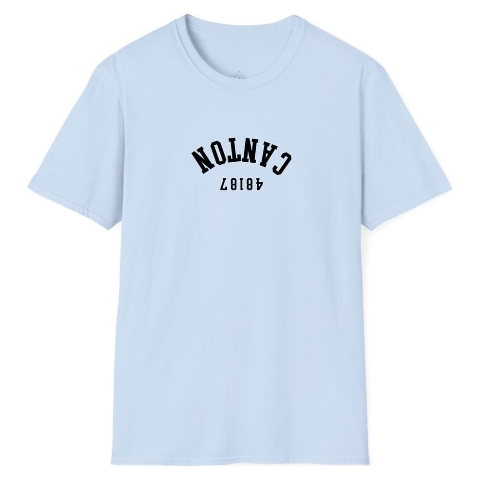 CANTON 48187 ARCHED - UPSIDE DOWN — Light Blue