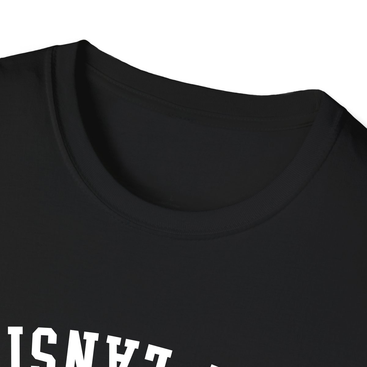 East Lansing 48825 ARCHED - UPSIDE DOWN — Black — view 3