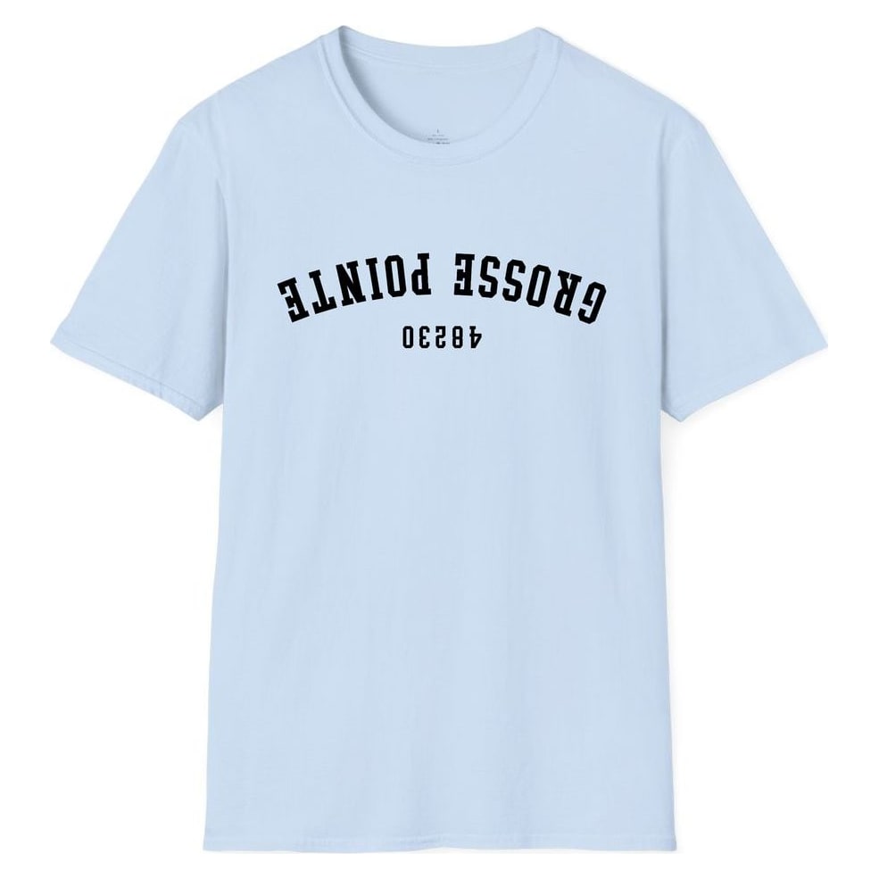 GROSSE POINTE 48230 ARCHED - UPSIDE DOWN — Light Blue