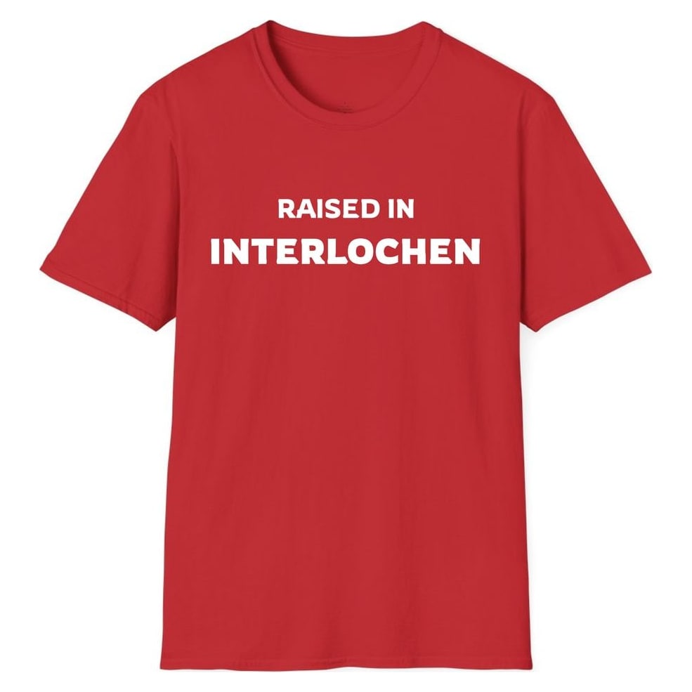 RAISED IN INTERLOCHEN — Red