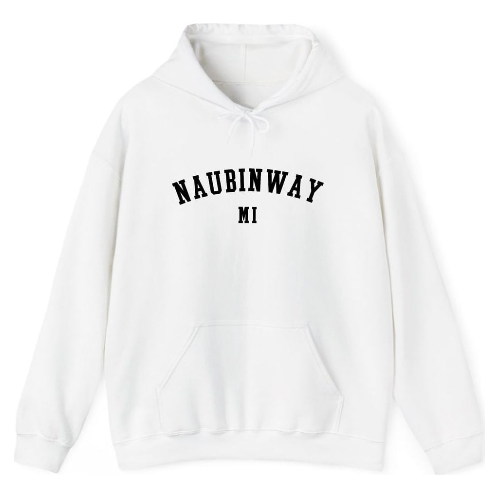 NAUBINWAY MICHIGAN ARCHED — White