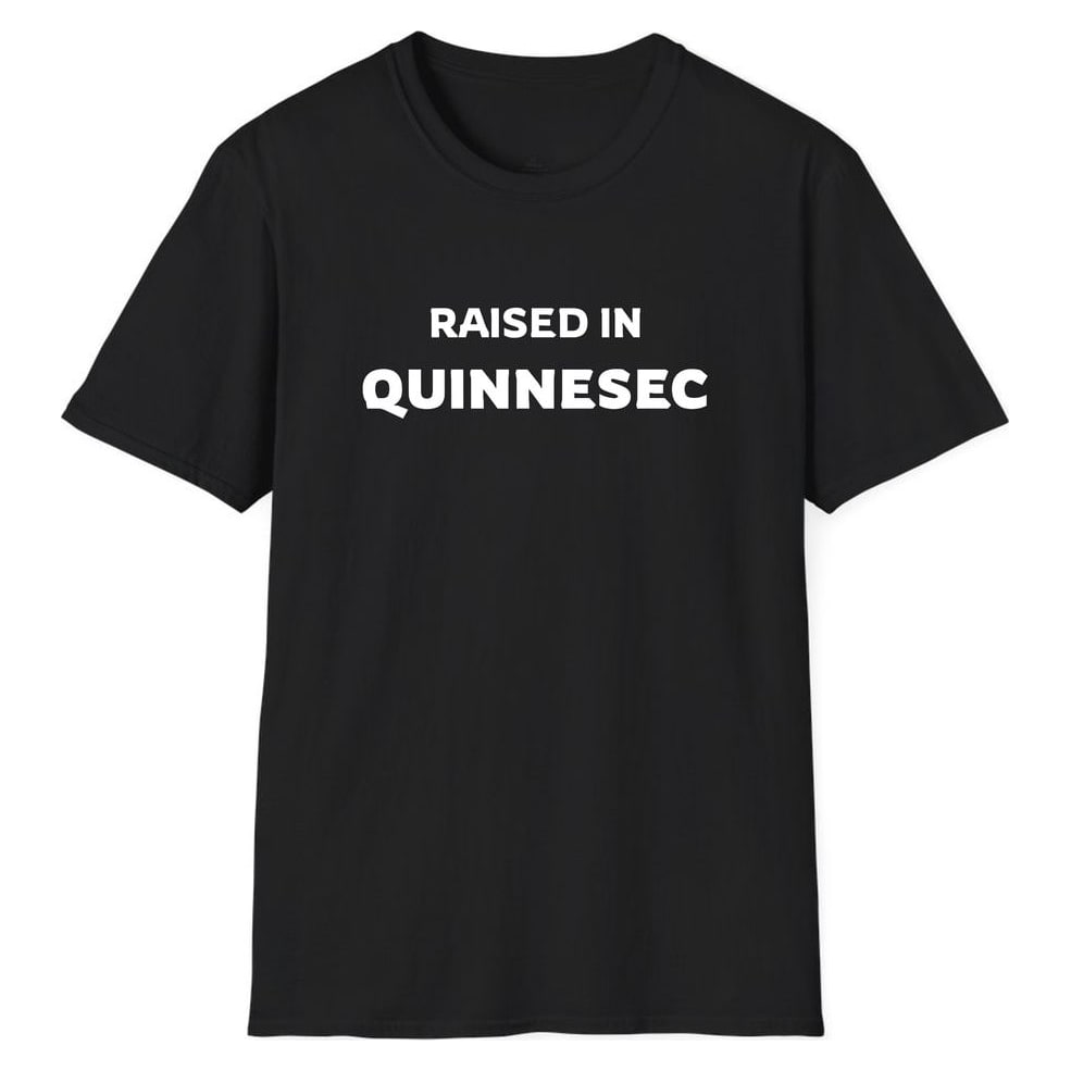 RAISED IN Quinnesec — Unisex Softstyle T-Shirt