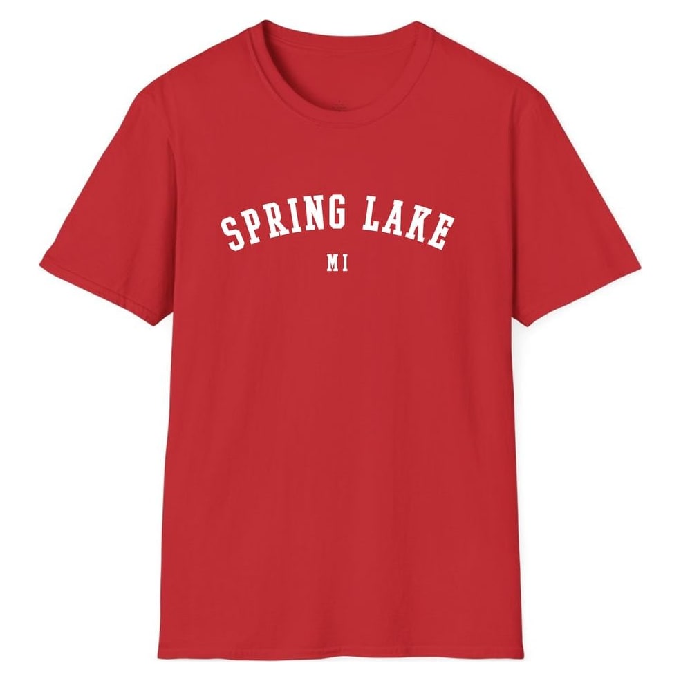 SPRING LAKE MICHIGAN ARCHED — Red
