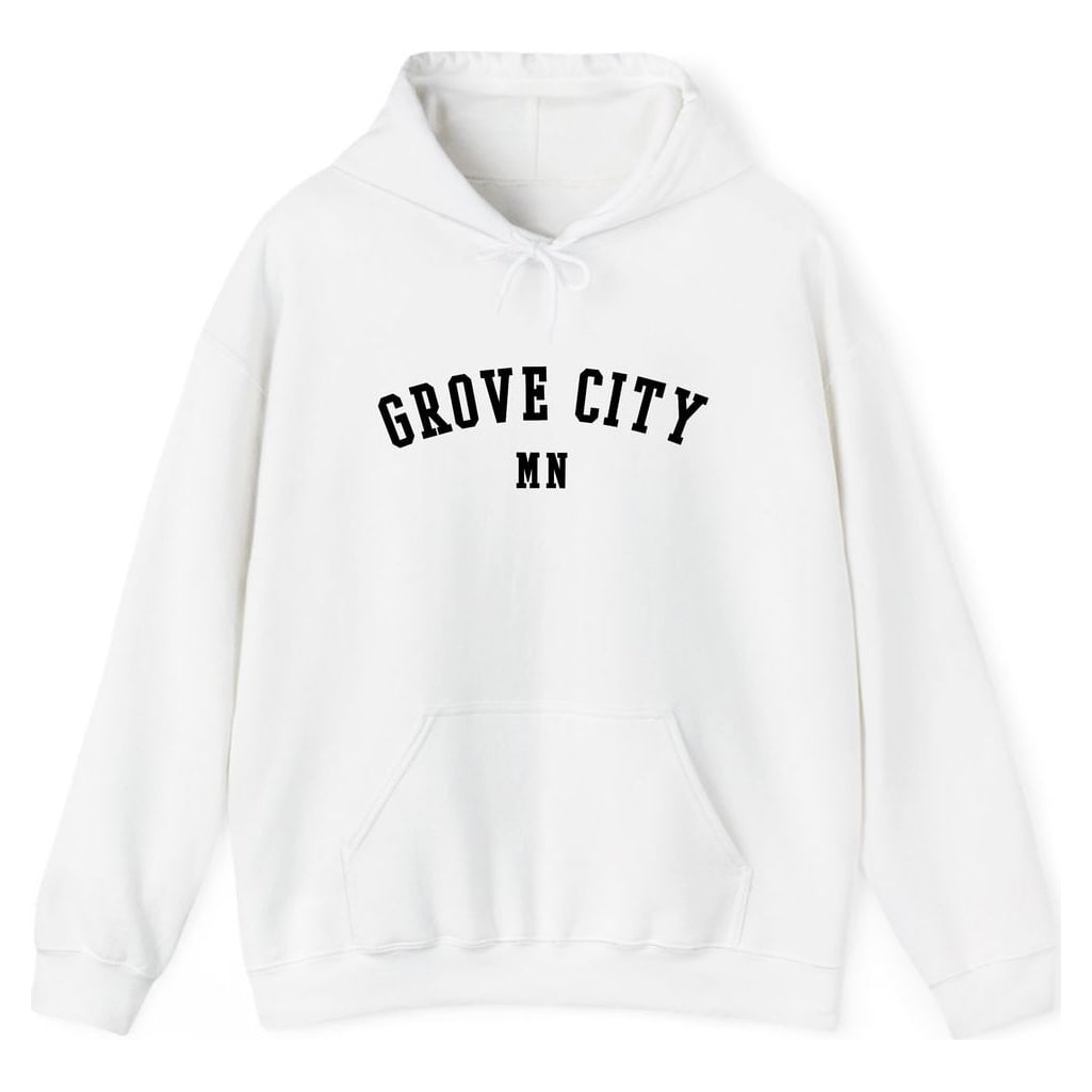 GROVE CITY MINNESOTA ARCHED — White