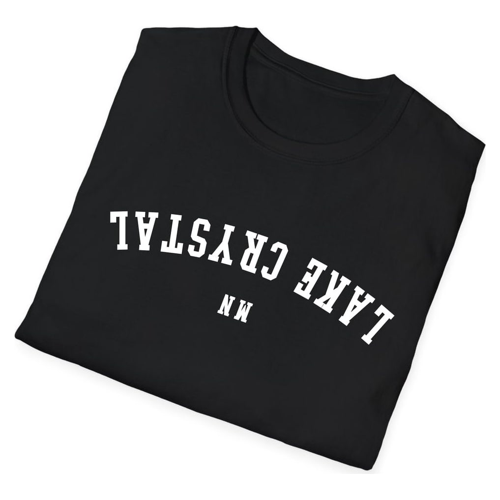 Lake Crystal MINNESOTA ARCHED - UPSIDE DOWN — Black — view 4