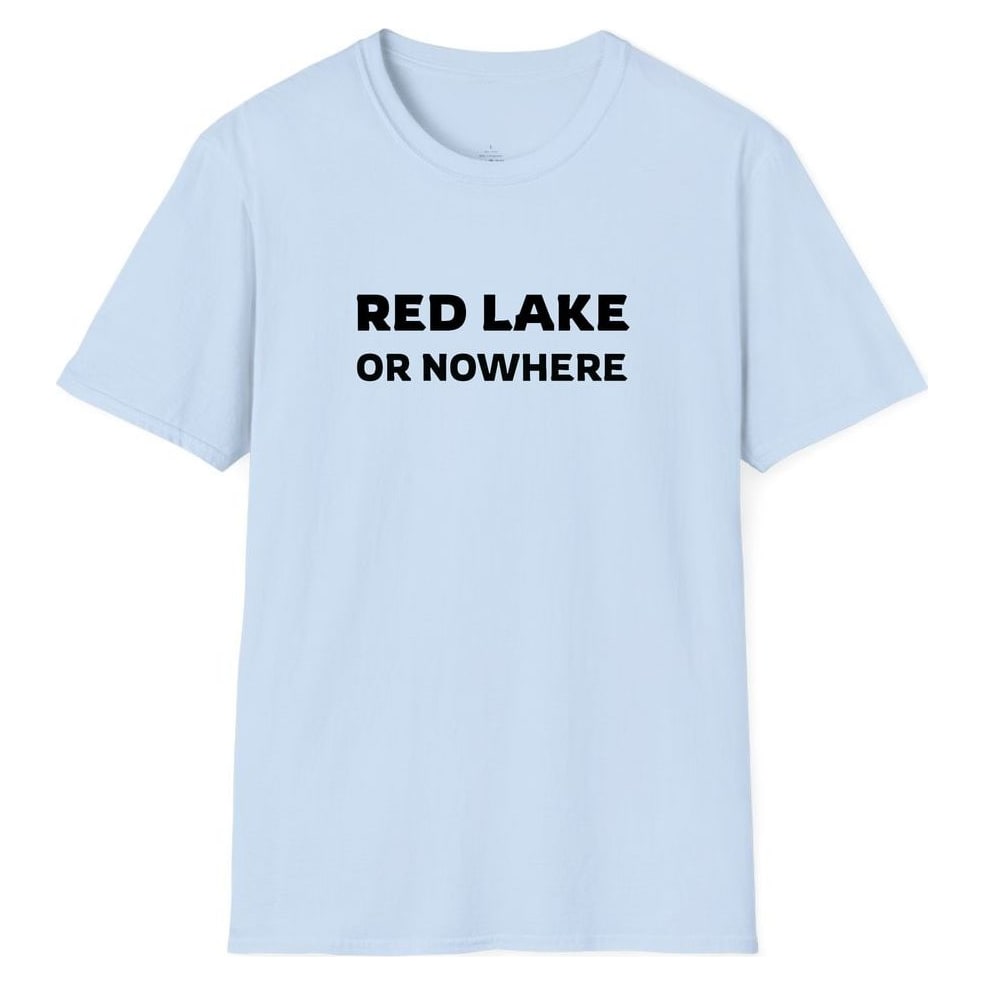 RED LAKE OR NOWHERE — Light Blue