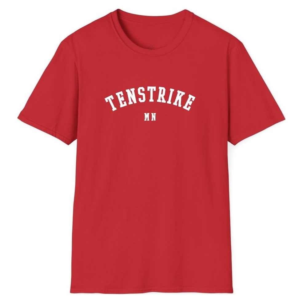 TENSTRIKE MINNESOTA ARCHED — Red