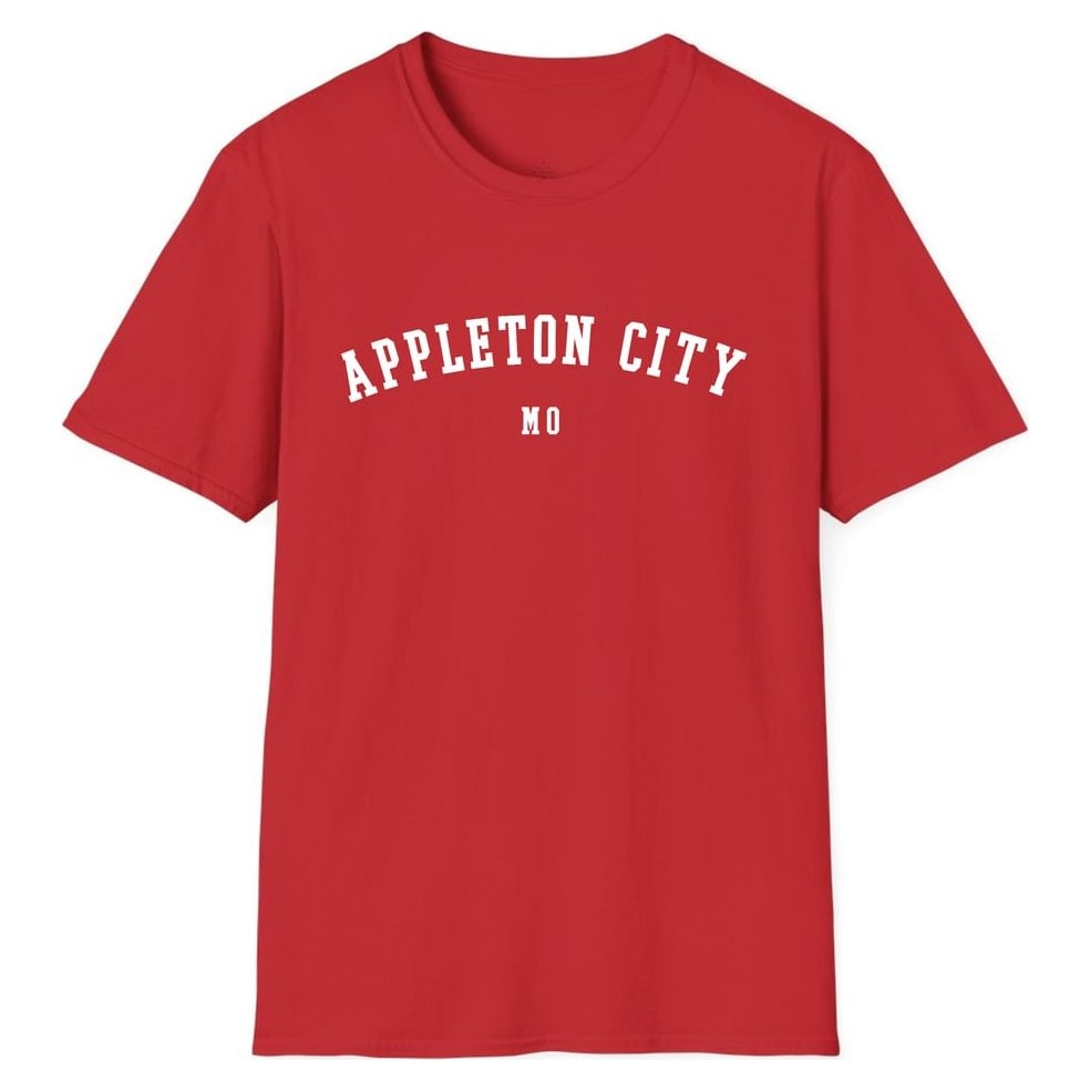 APPLETON CITY MISSOURI ARCHED — Red