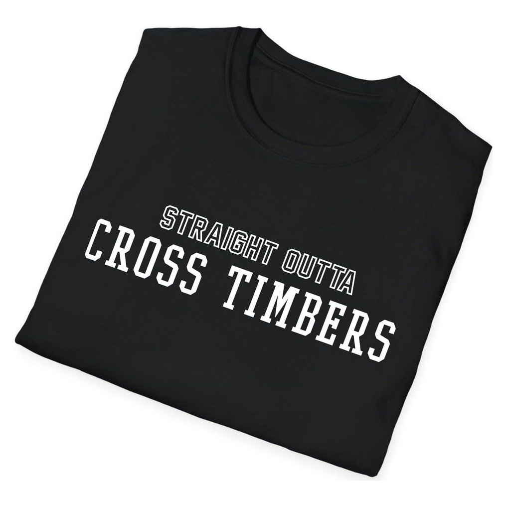 STRAIGHT OUTTA Cross Timbers — Black — view 4