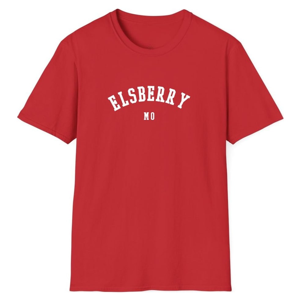 ELSBERRY MISSOURI ARCHED — Red