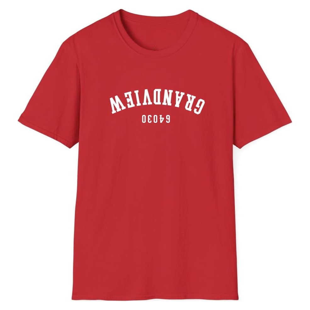 GRANDVIEW 64030 ARCHED - UPSIDE DOWN — Red