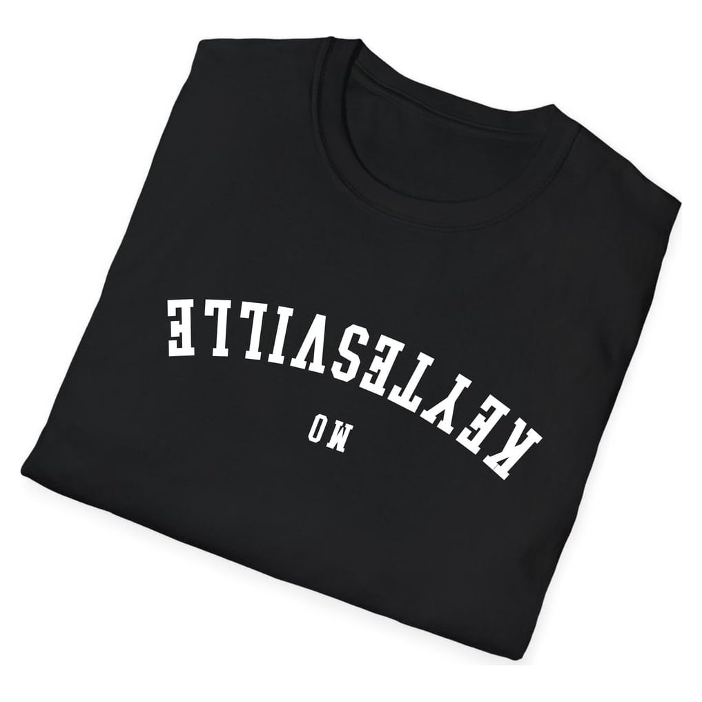 Keytesville MISSOURI ARCHED - UPSIDE DOWN — Black — view 4