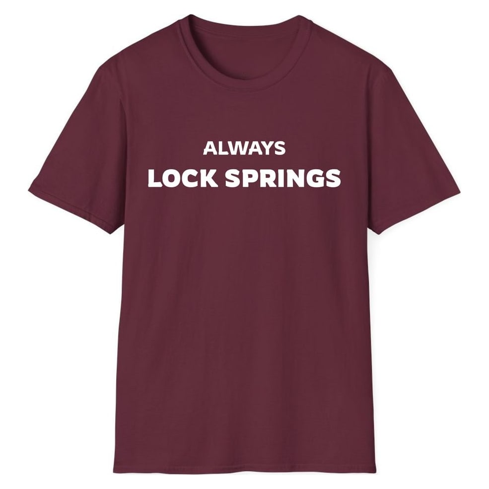 ALWAYS LOCK SPRINGS — Maroon