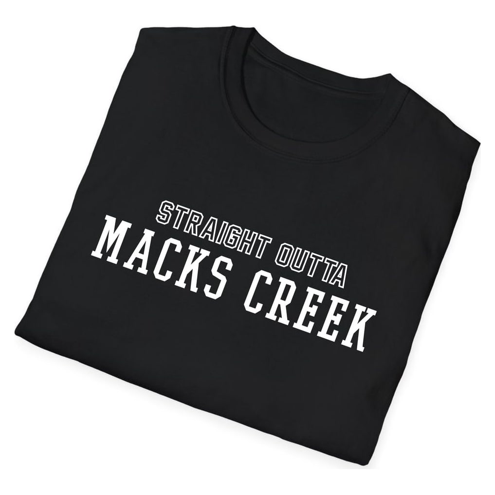 STRAIGHT OUTTA Macks Creek — Black — view 4