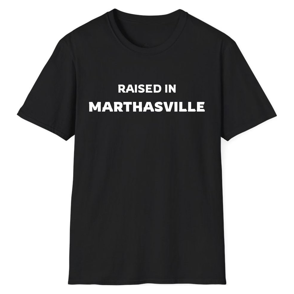 RAISED IN Marthasville — Unisex Softstyle T-Shirt