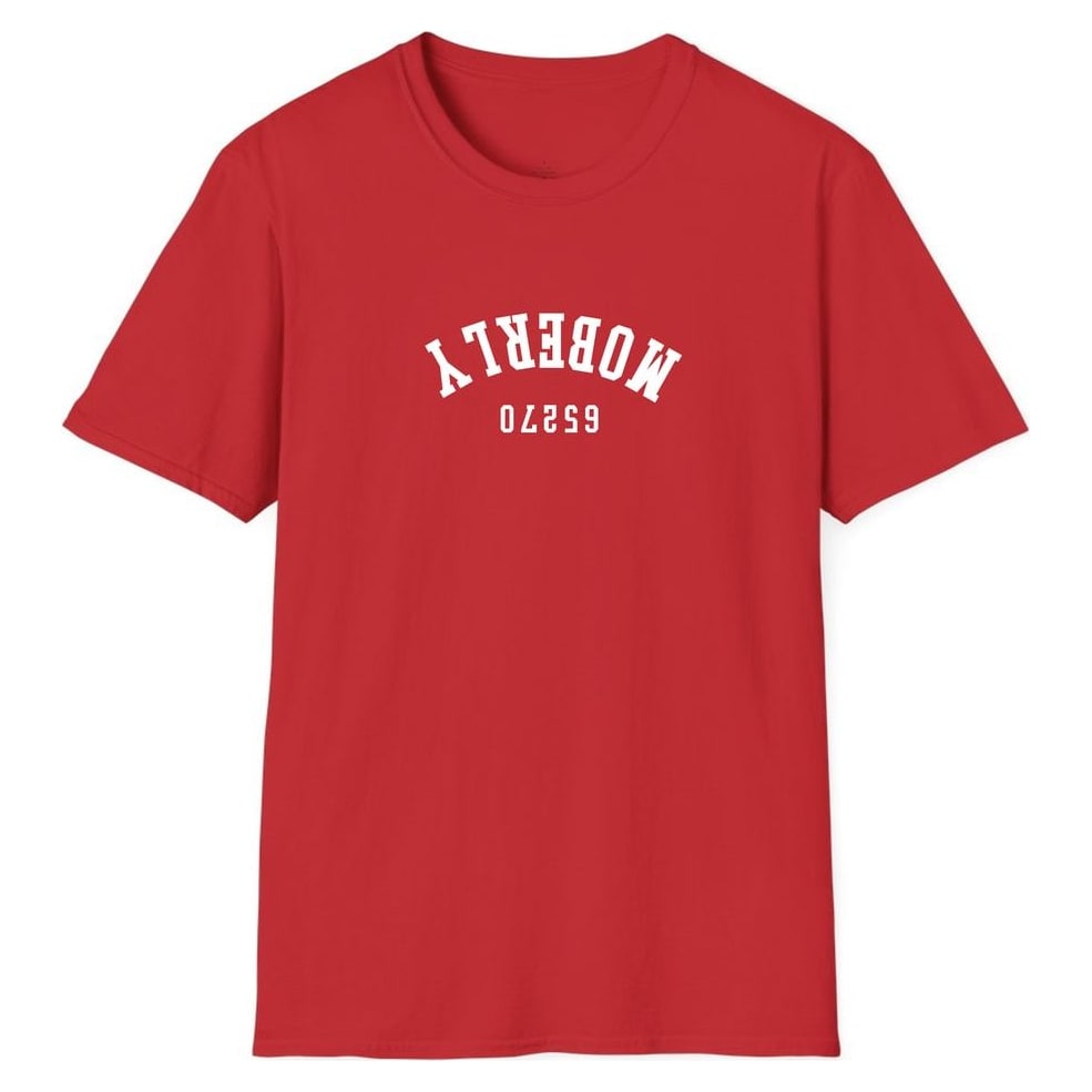 MOBERLY 65270 ARCHED - UPSIDE DOWN — Red