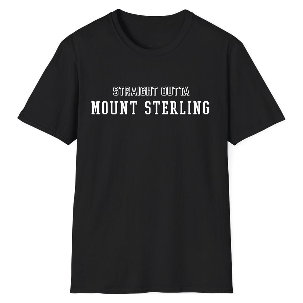 STRAIGHT OUTTA Mount Sterling — Unisex Softstyle T-Shirt