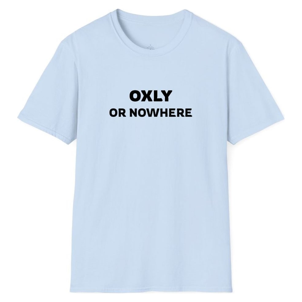OXLY OR NOWHERE — Light Blue