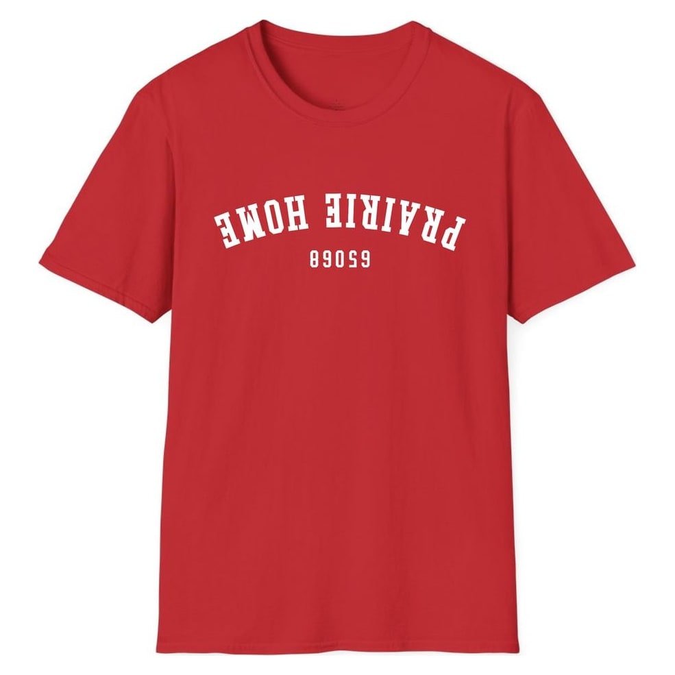 PRAIRIE HOME 65068 ARCHED - UPSIDE DOWN — Red