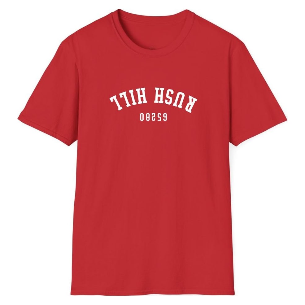 RUSH HILL 65280 ARCHED - UPSIDE DOWN — Red
