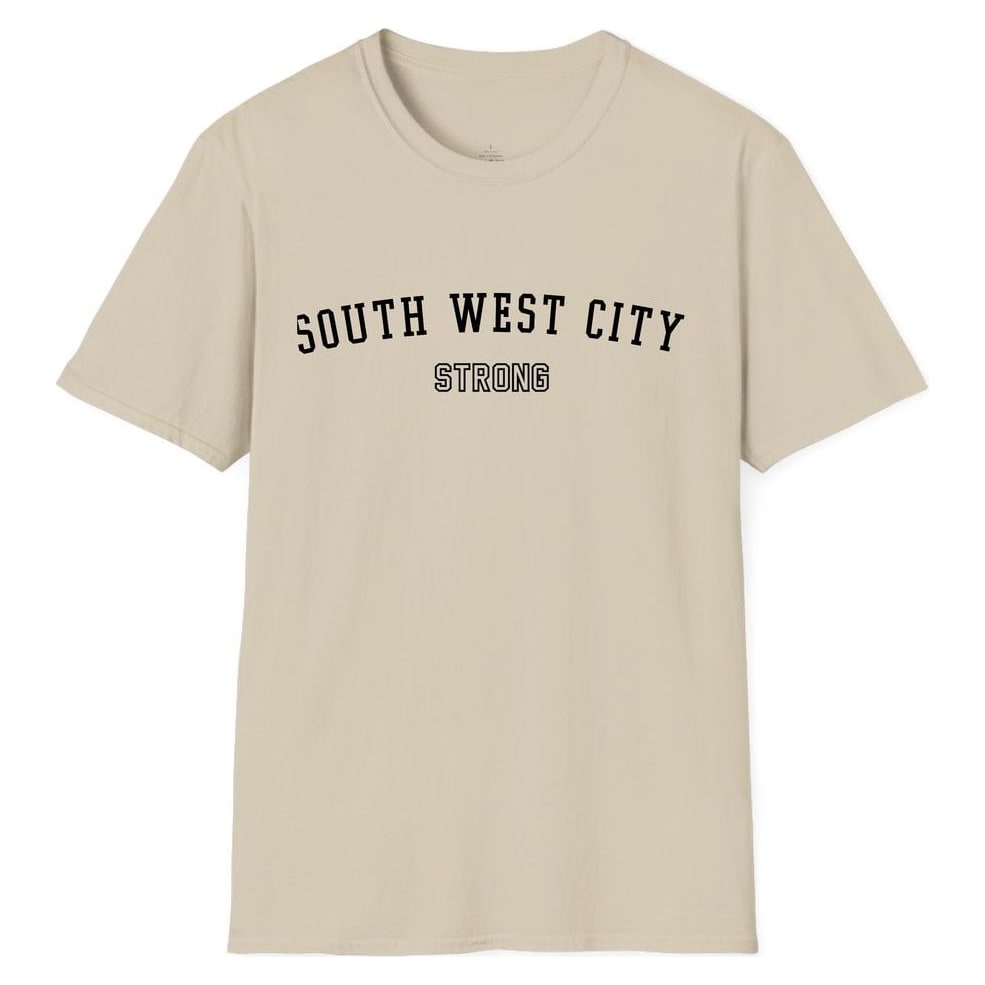 SOUTH WEST CITY STRONG — Sand
