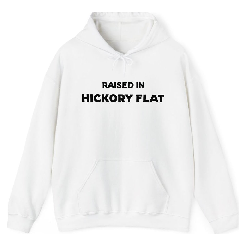 RAISED IN HICKORY FLAT — White