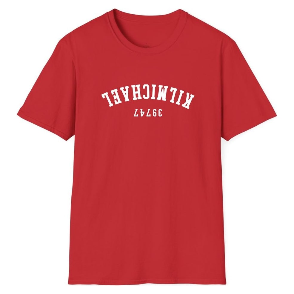 KILMICHAEL 39747 ARCHED - UPSIDE DOWN — Red
